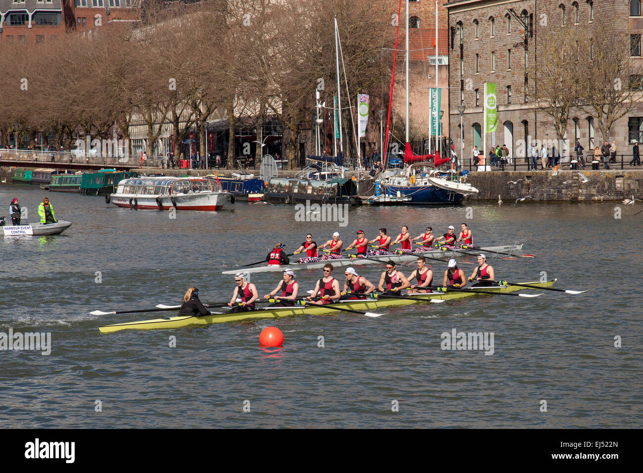 Bristol, UK. 21st March, 2015. UWE win the senior men's race. The