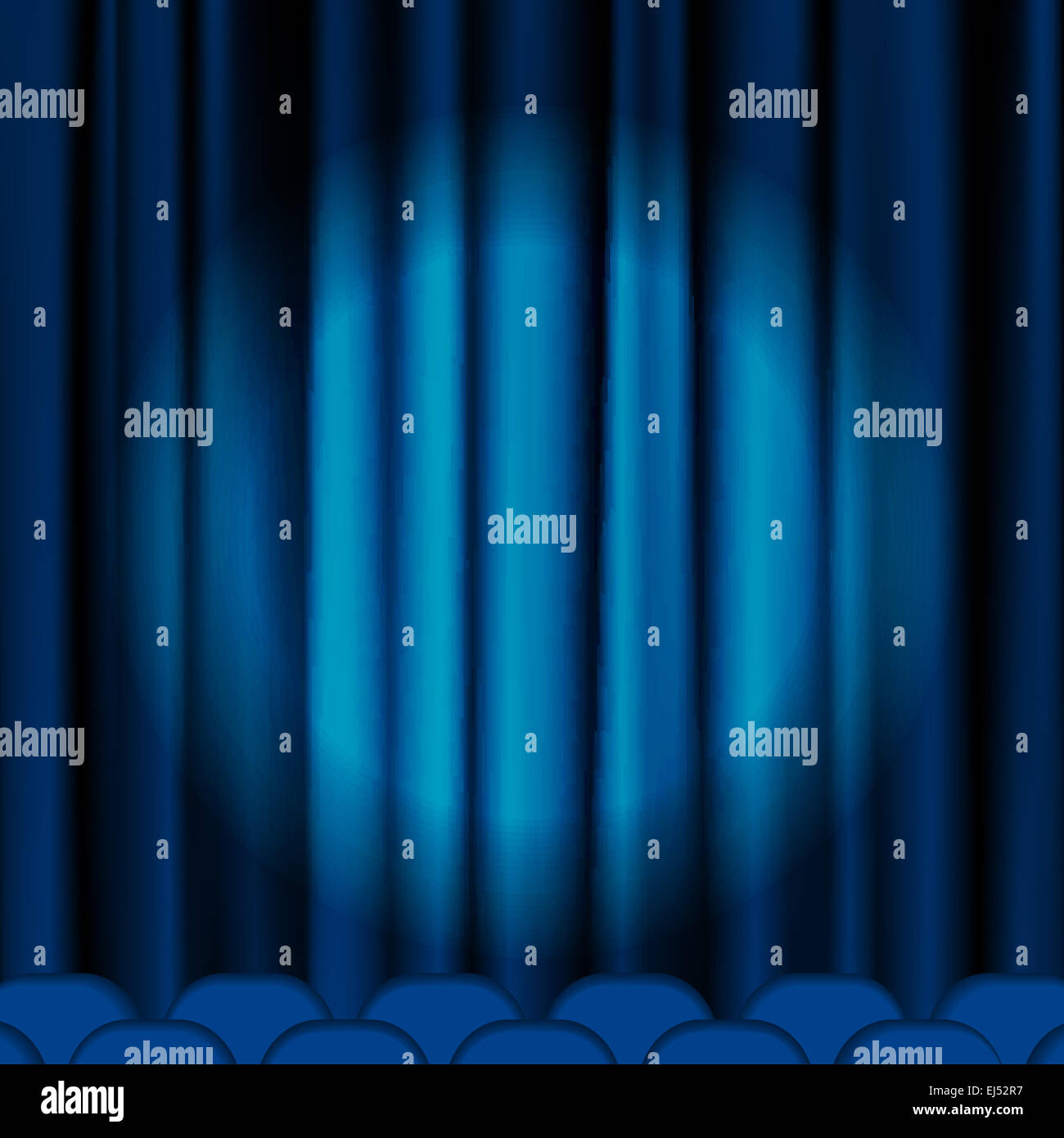 Blue stage curtains hires stock photography and images Alamy
