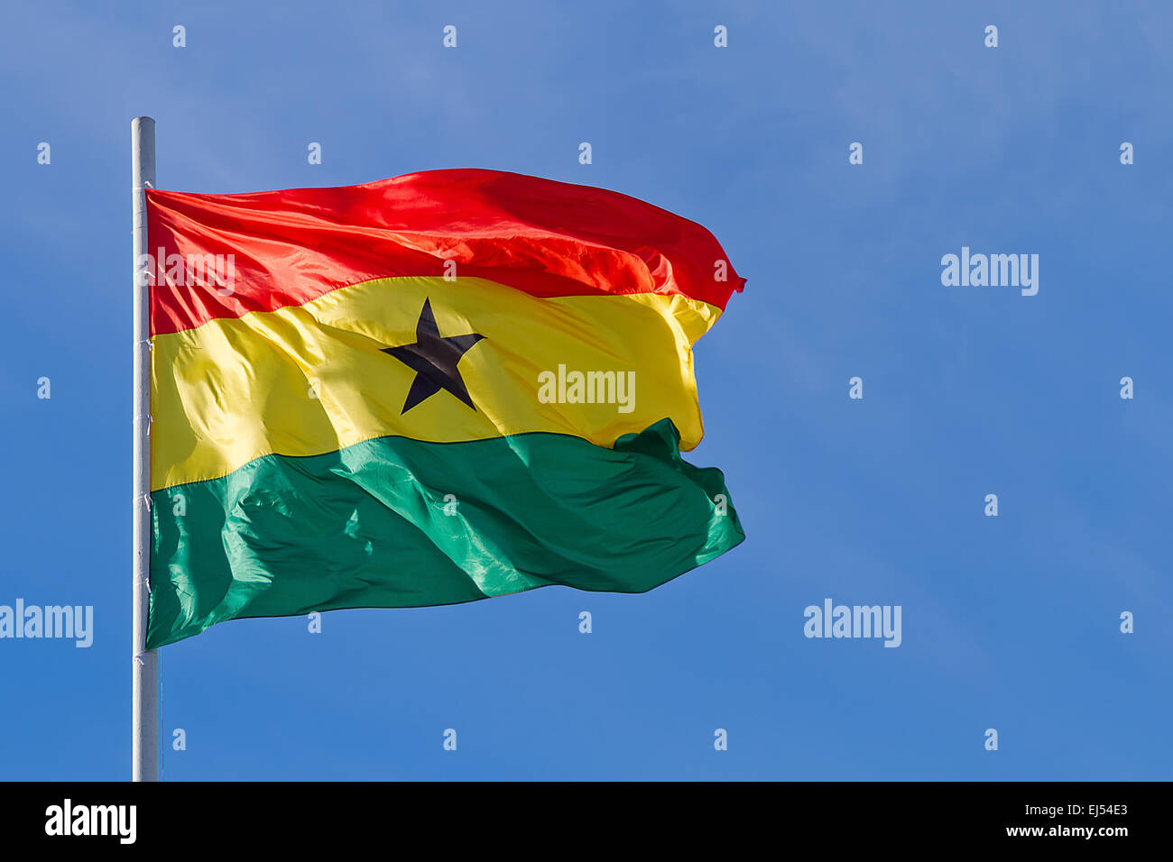 Ghana flag hi-res stock photography and images - Alamy