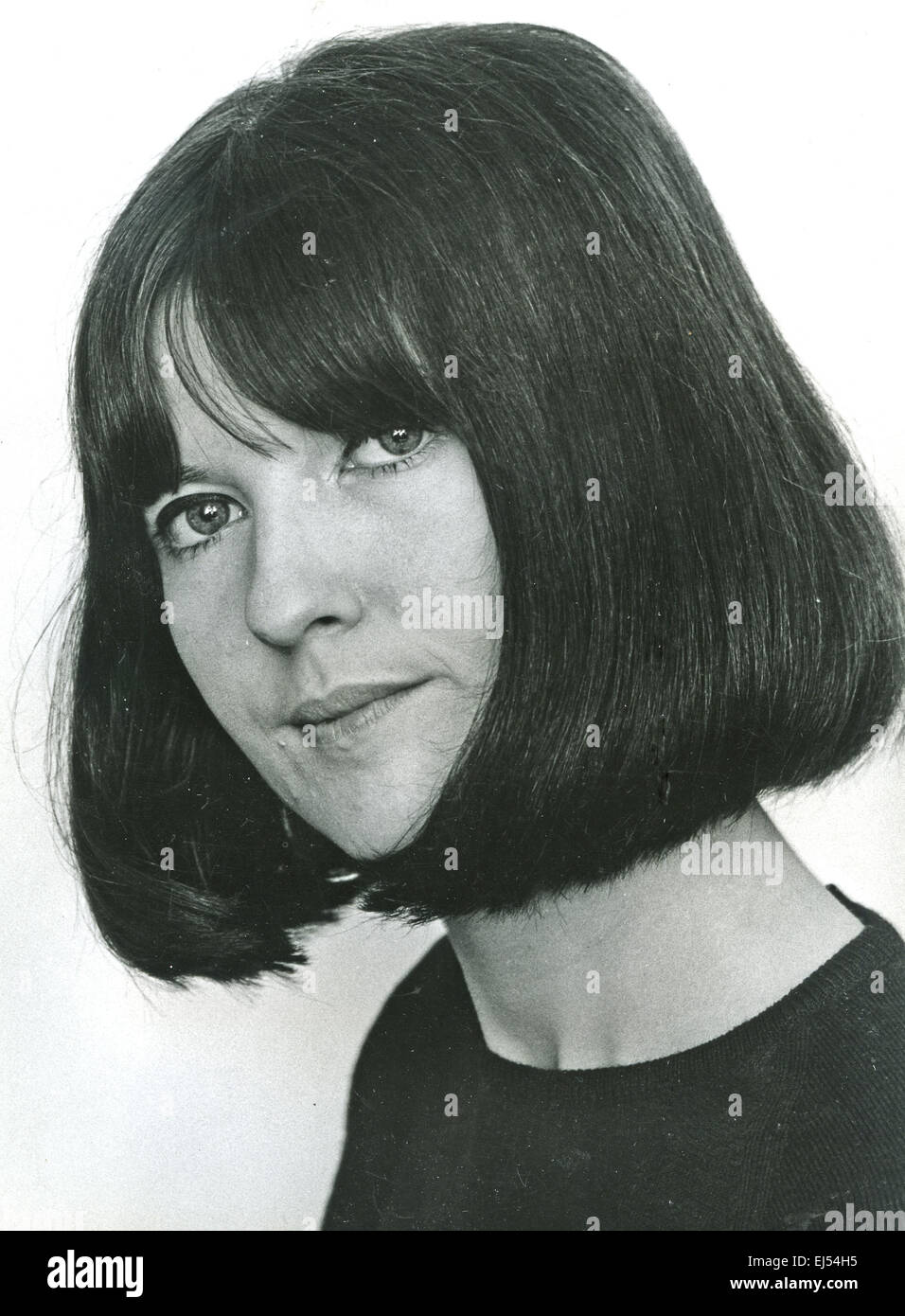 CATHY McGOWAN presenter on Ready,Steady,Go in March 1964. Photo Tony Gale Stock Photo