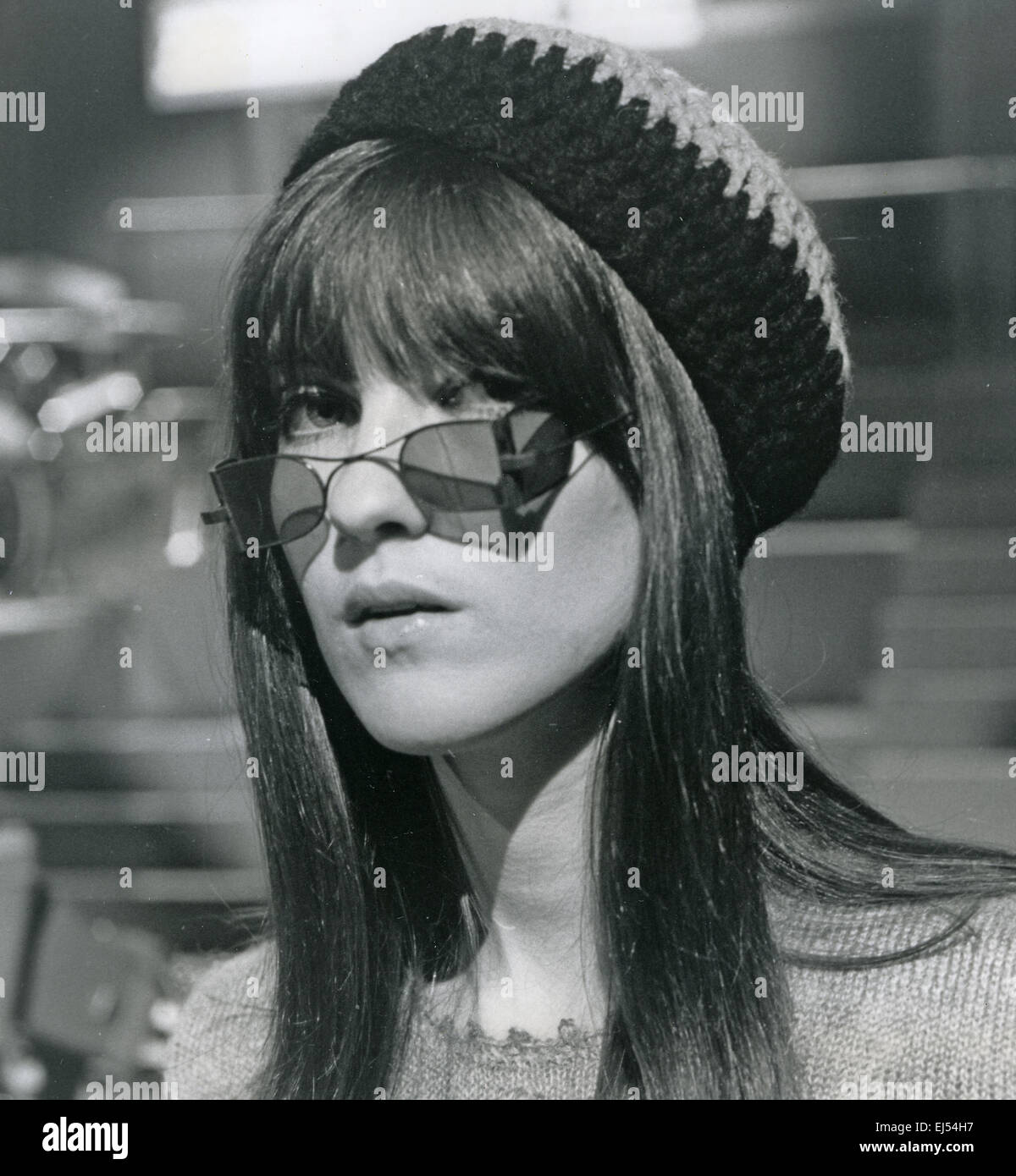 CATHY McGOWAN presenter on Ready,Steady,Go in 1965. Photo Tony Gale Stock Photo