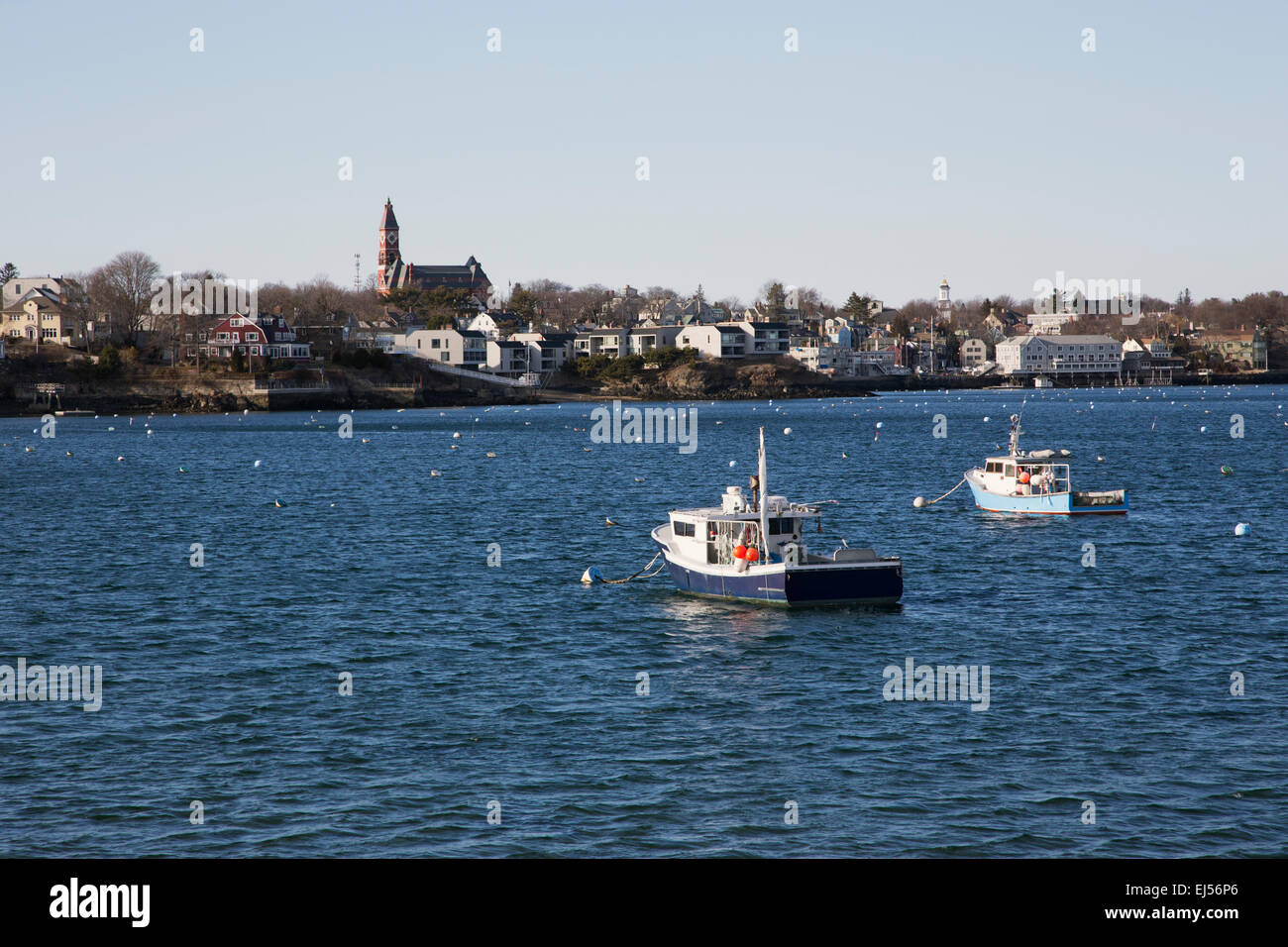 Seaside view of scenic Marblehead, Massachusetts, USA Stock Photo - Alamy