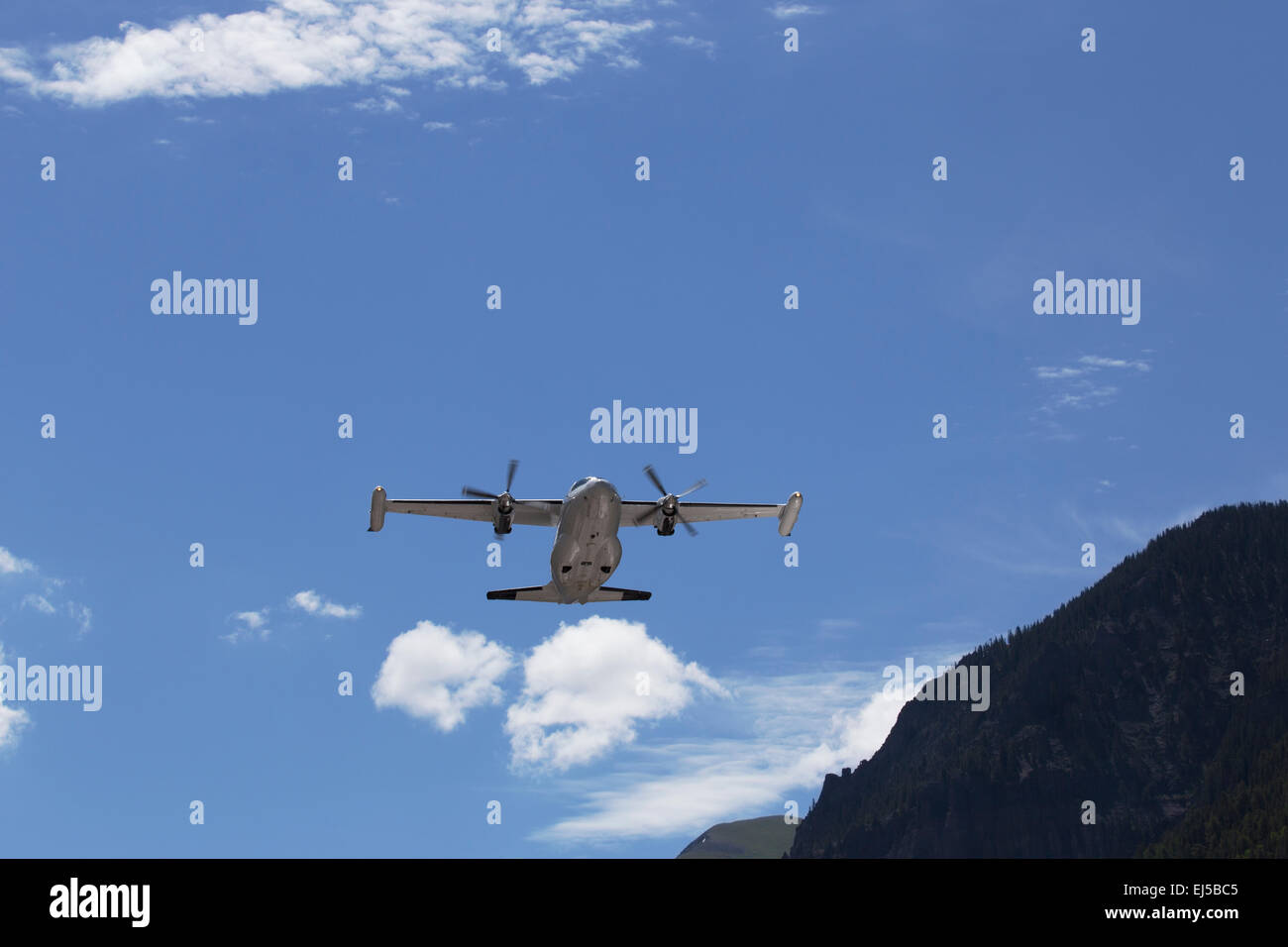 Flyover, July 4, Independence Day Parade, Telluride, Colorado, USA Stock Photo