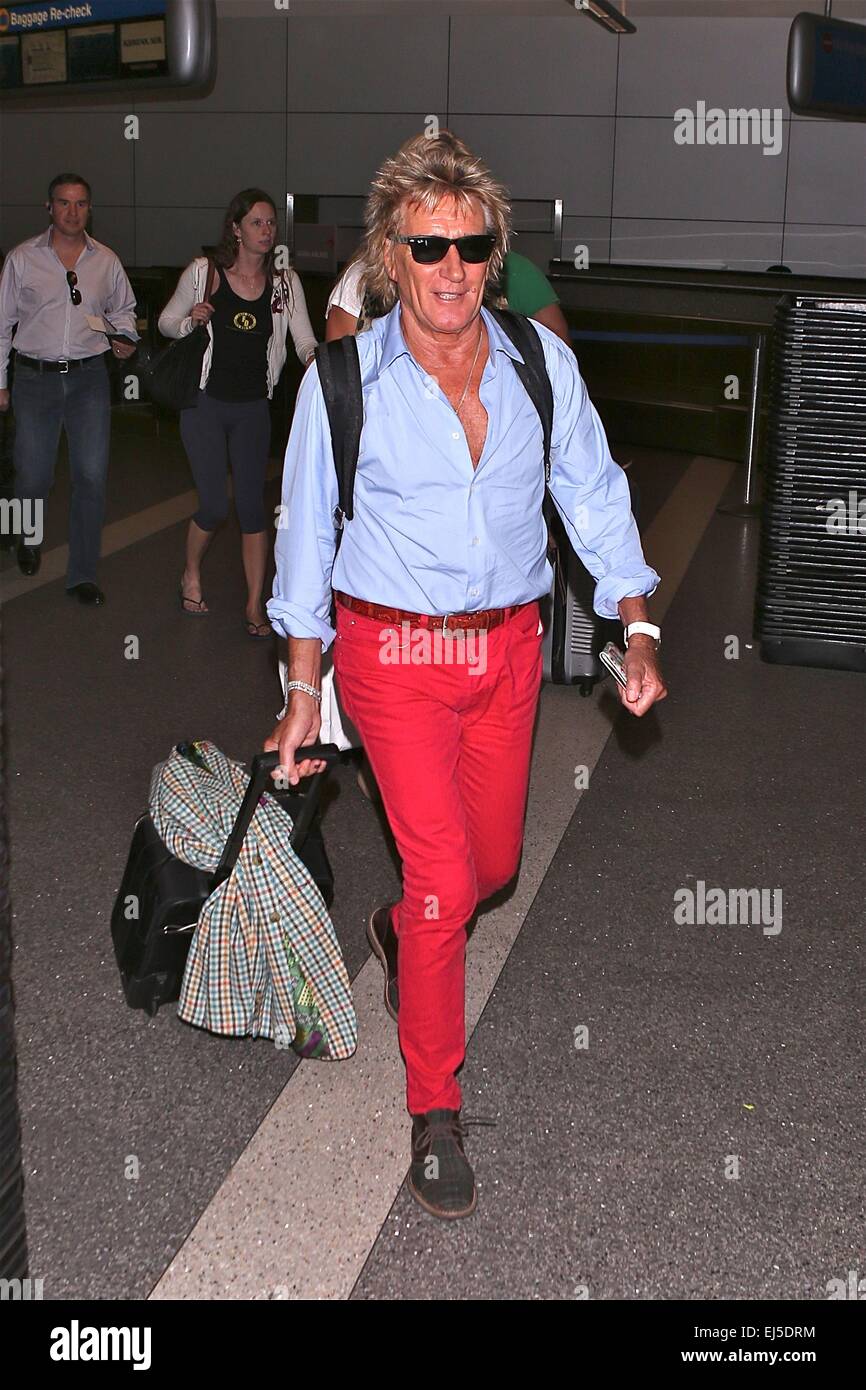Rod stewart wearing red trousers hi-res stock photography and images - Alamy