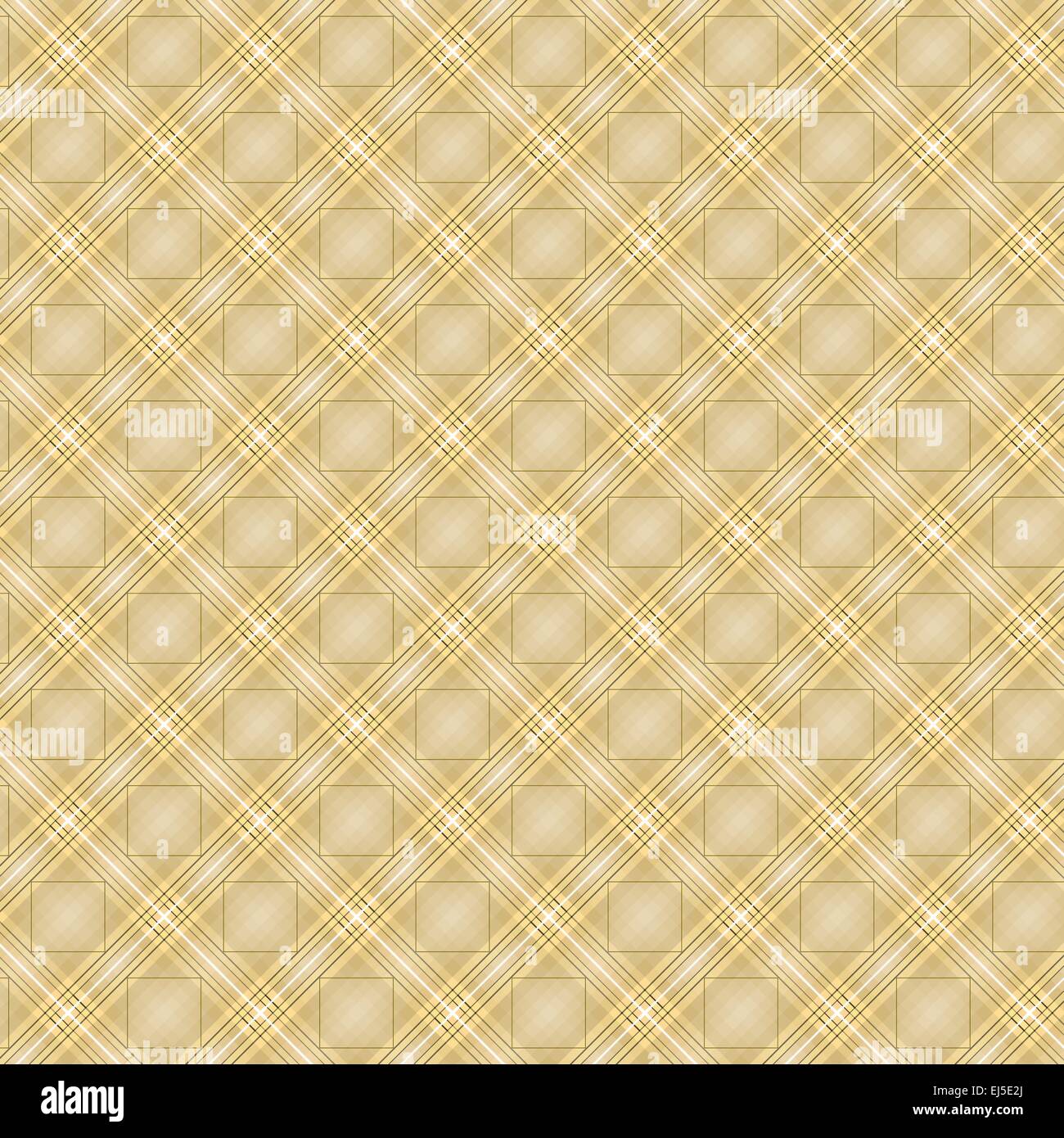 Seamless cross brown shading diagonal pattern, vector illustration Stock Vector
