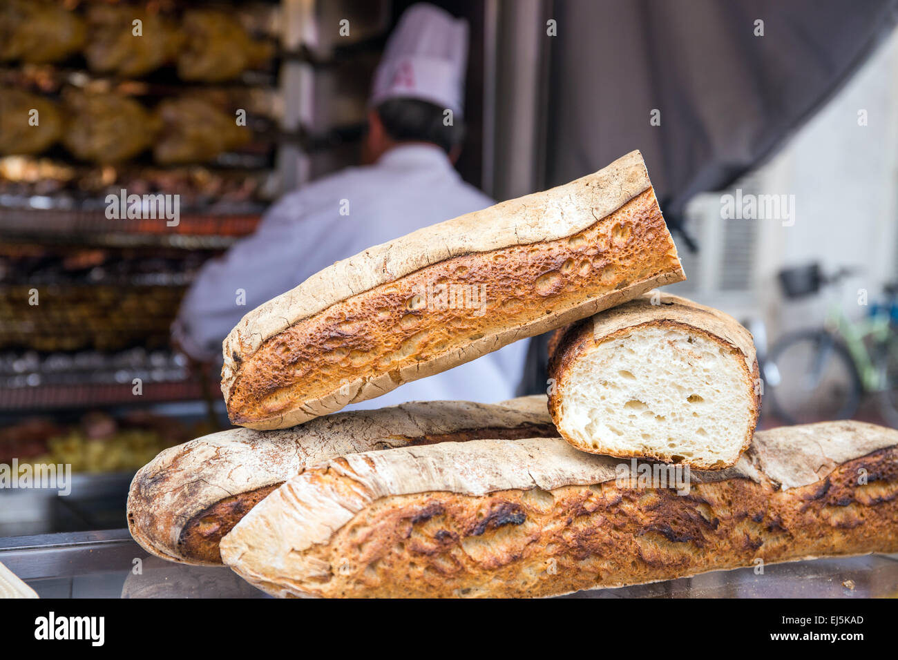 grilled chicken roasted, cooked on outdoor fire barbecue style in