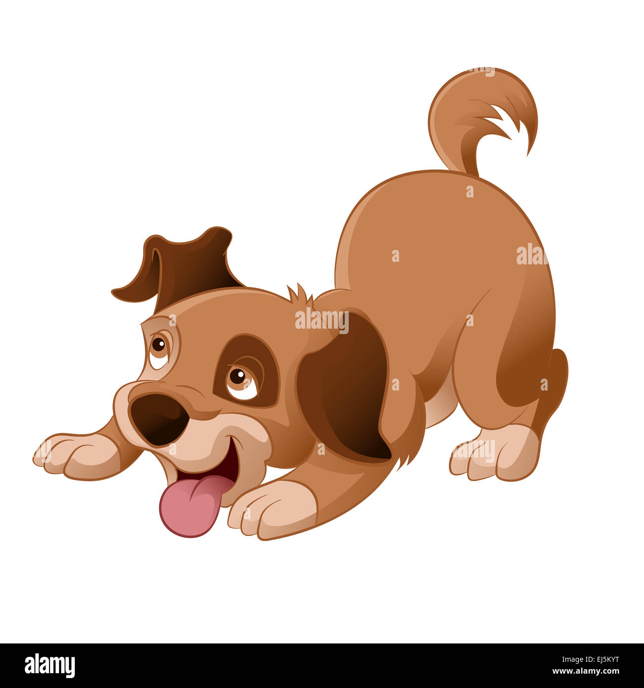 Cartoon puppy hi-res stock photography and images - Alamy