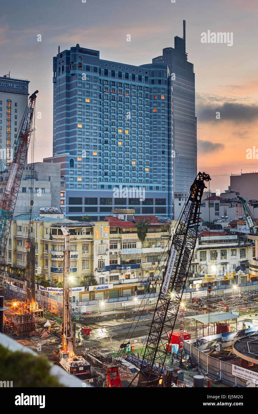 Sunrise construction hi-res stock photography and images - Alamy