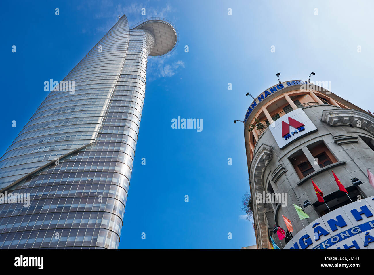 Bitexco Financial Tower. Ho Chi Minh City, Vietnam. Stock Photo