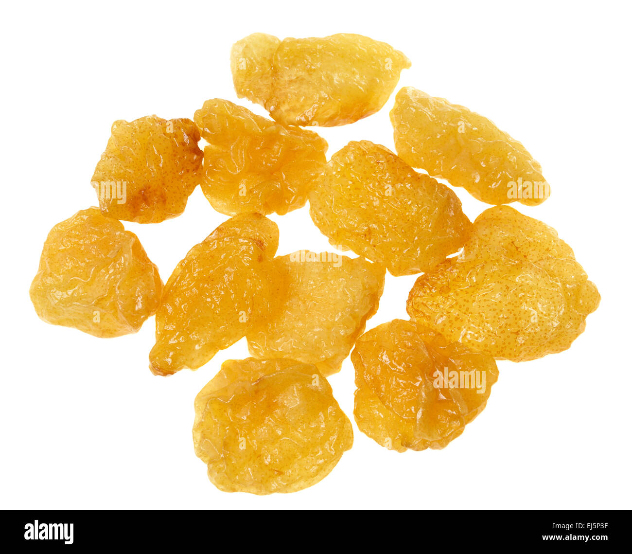 Dried yellow pears isolated on white background Stock Photo Alamy