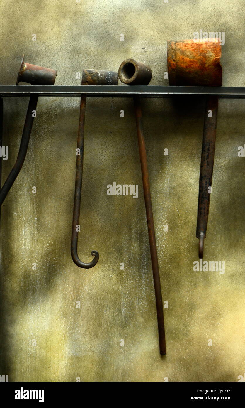 Industrial Image Of Some Grungy Tools Stock Photo Alamy