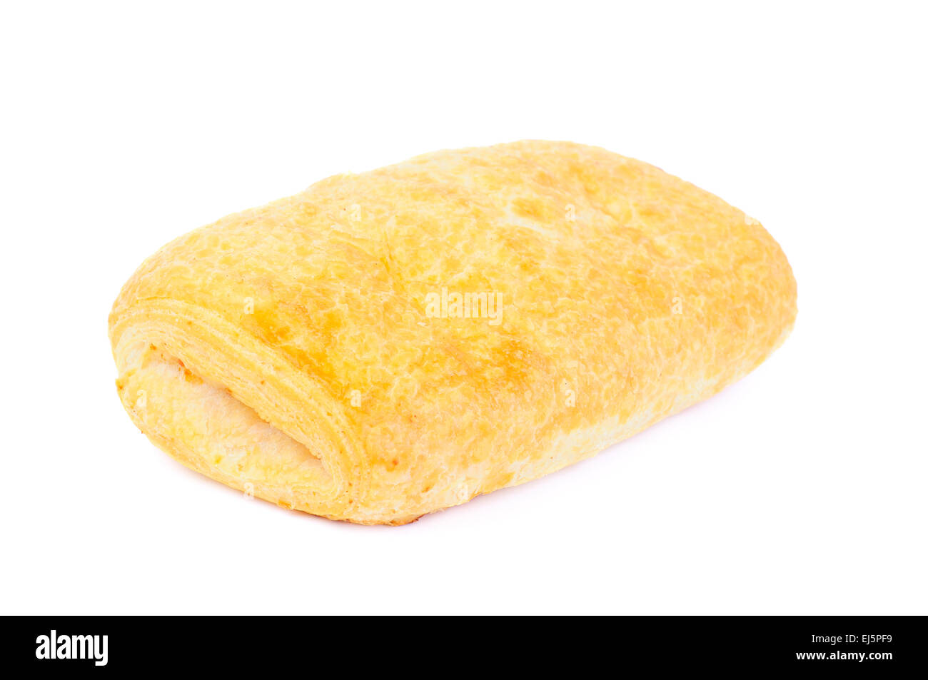 Puff pastry isolated on the white background Stock Photo - Alamy