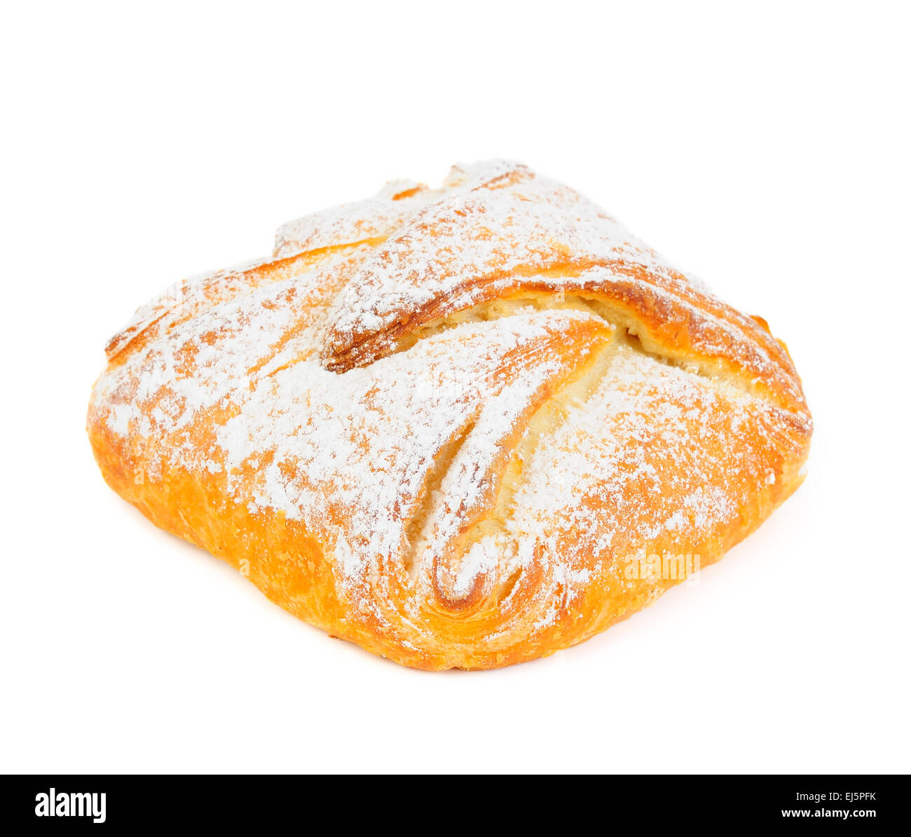 Puff pastry isolated on the white background Stock Photo - Alamy