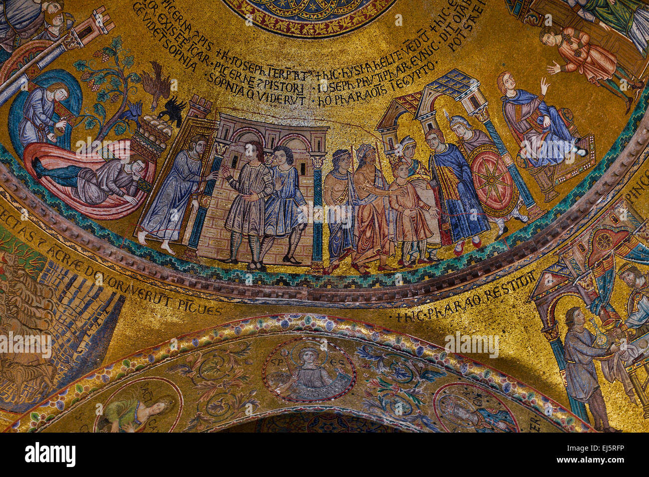 St. Mark of Venice, narthex mosaics Stock Photo - Alamy