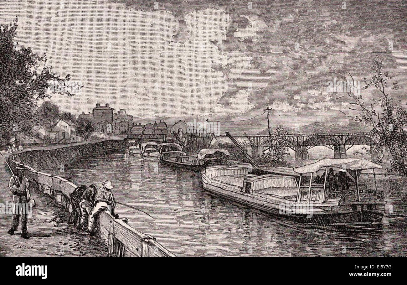 Washington dc canal vintage hi-res stock photography and images - Alamy