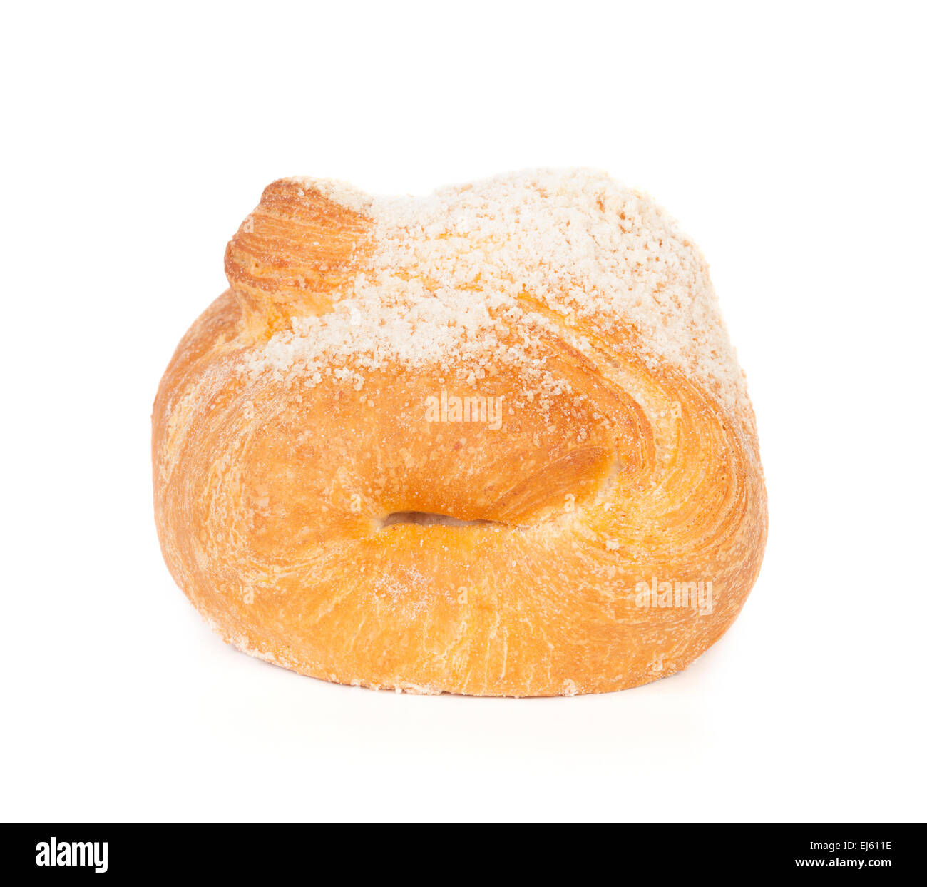 Puff pastry isolated on the white background Stock Photo - Alamy