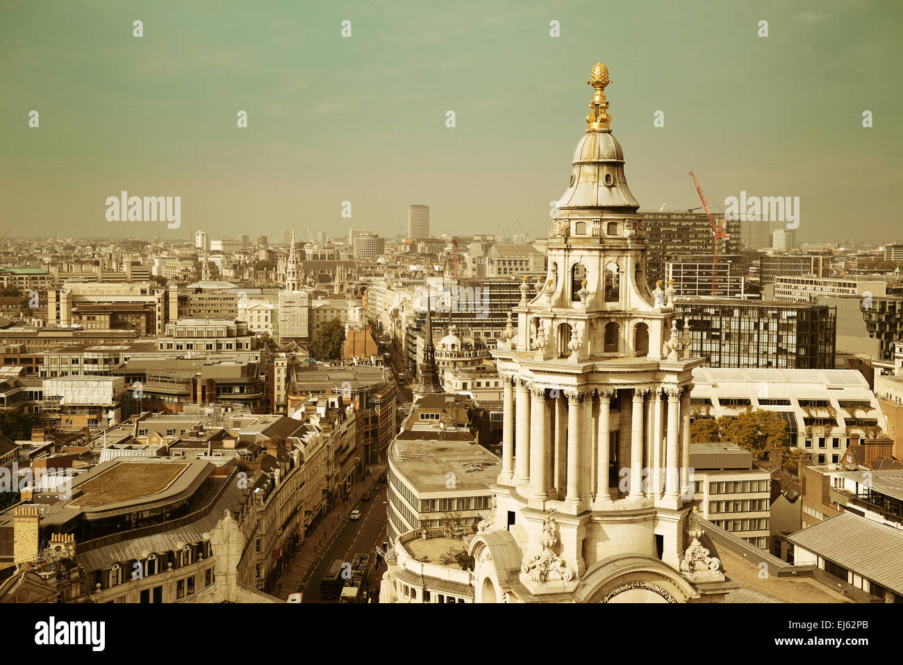 London rooftop view panorama with urban architectures Stock Photo Alamy
