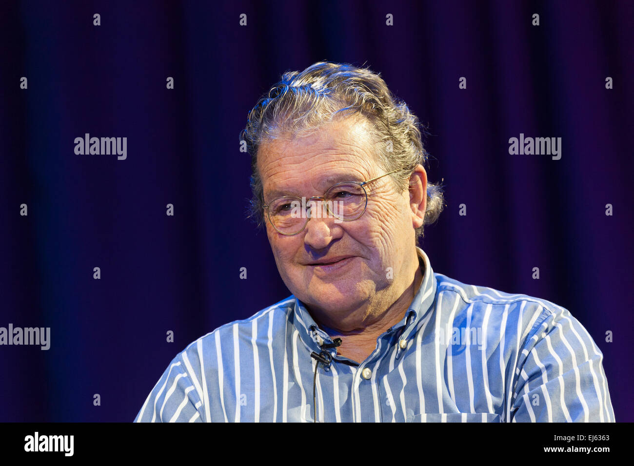Walsall, West Midlands, UK. 22 March 2015. Clive Doig British television producer director BAFTA Award winner at a recording of ‘The David Hamilton Show’ for Big Centre TV. Hosted by presenter and broadcaster ‘Diddy’ David Hamilton the show features famous personalities from across the music and television spectrum. Credit:  John Henshall / Alamy Live News PER0536 Stock Photo