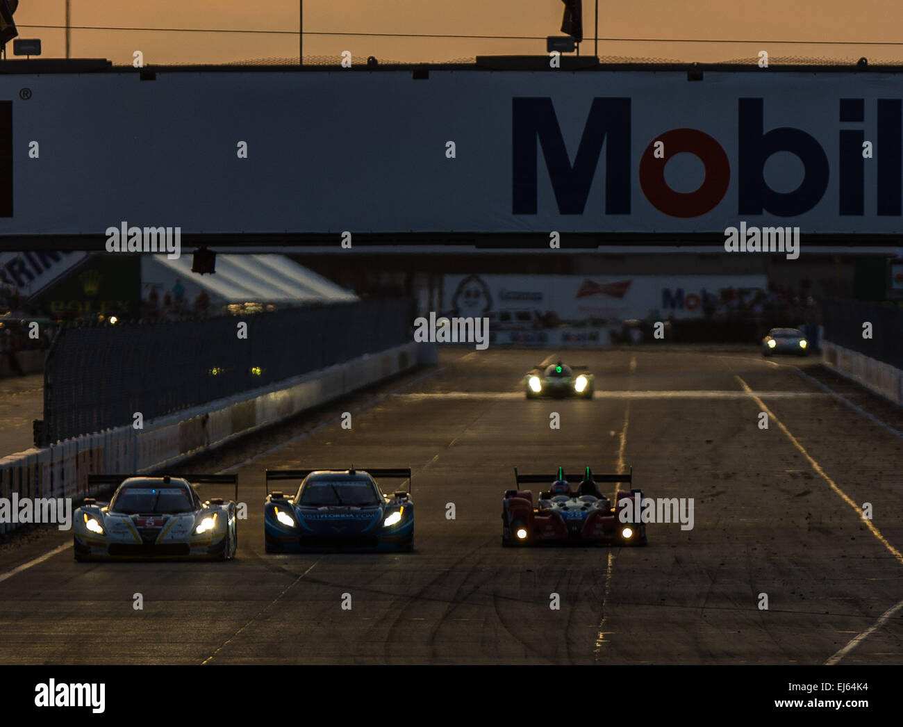 Sebring Racing Line 3/21/2015 - Sebring FL, USA - Finish line straightway at the Sebring ...