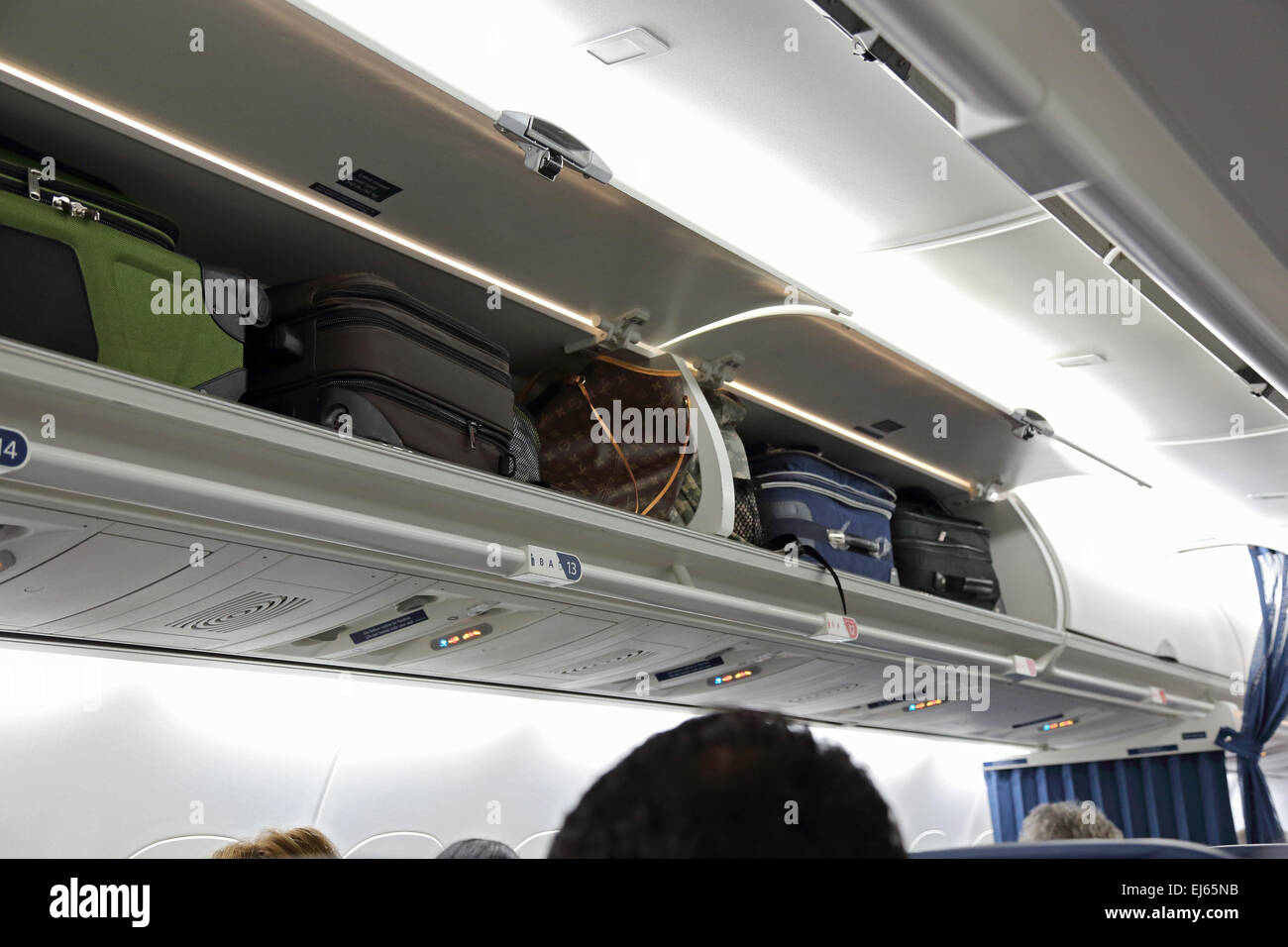 luggage bins