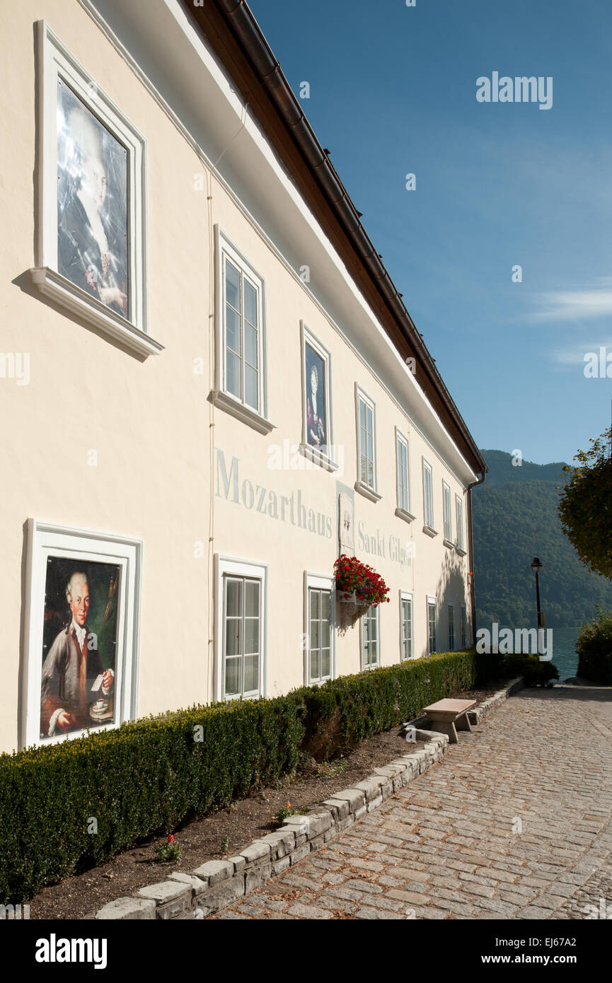 Mozarthaus in St. Gilgen am Wolfgangsee Stock Photo Alamy