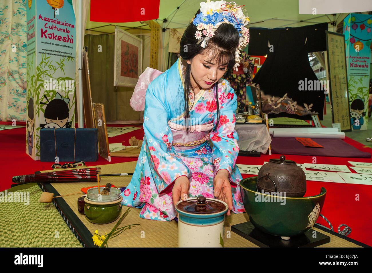 Turin, Italy. 22nd March, 2015. Lingotto fair "Festival dell'Oriente