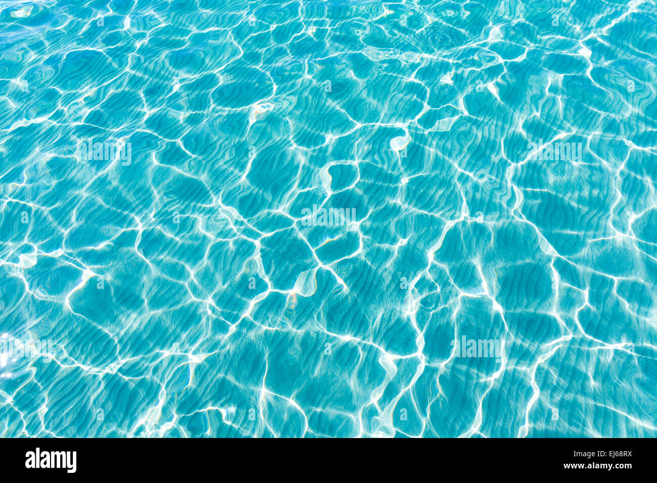 Tropical sea water texture reflections like paradise summer vacation Stock Photo
