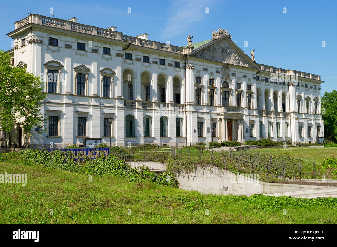 The Krasinski Palace in Warsaw, Poland. Stock Photo
