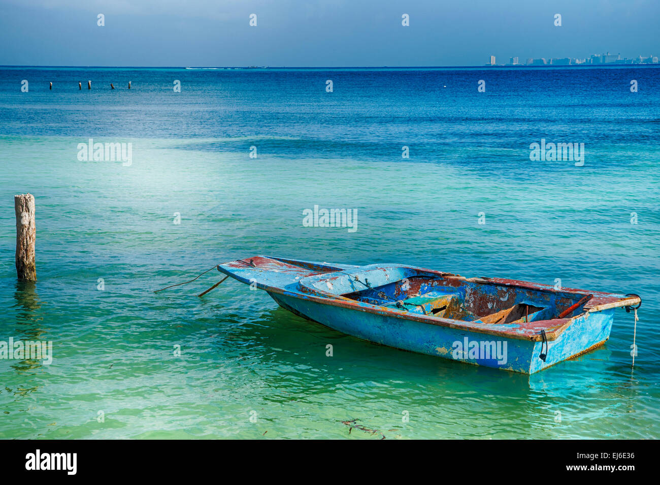 Isla Mujeres Shoreline Stock Photo