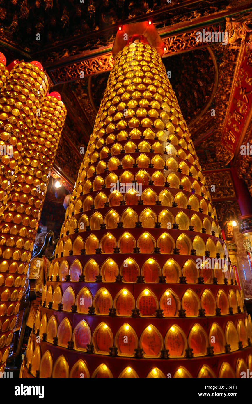 Anping Matsu Temple, dedicated to Matsu, Goddess of the Sea, Tainan, Taiwan Stock Photo