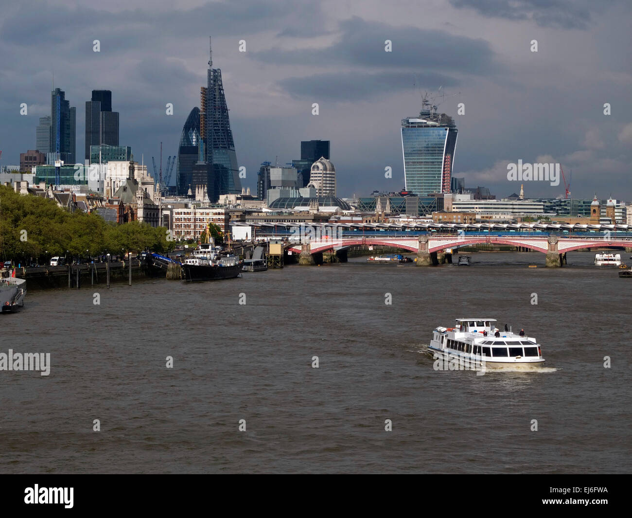 River Thames in London, England, UK Stock Photo