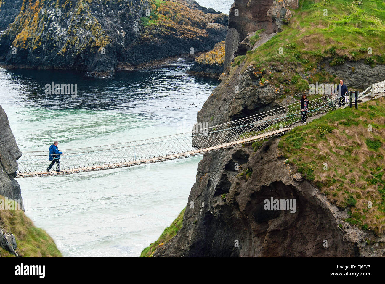 Carricka Rede Rope Bridge, County Antrim, Northern Ireland Stock Photo Alamy Carricka Rede Rope Bridge, County Antrim, Northern Ireland Stock Photo Alamy