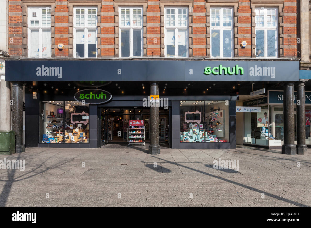 Schuh shoe shop, Nottingham, England, UK Stock Photo - Alamy