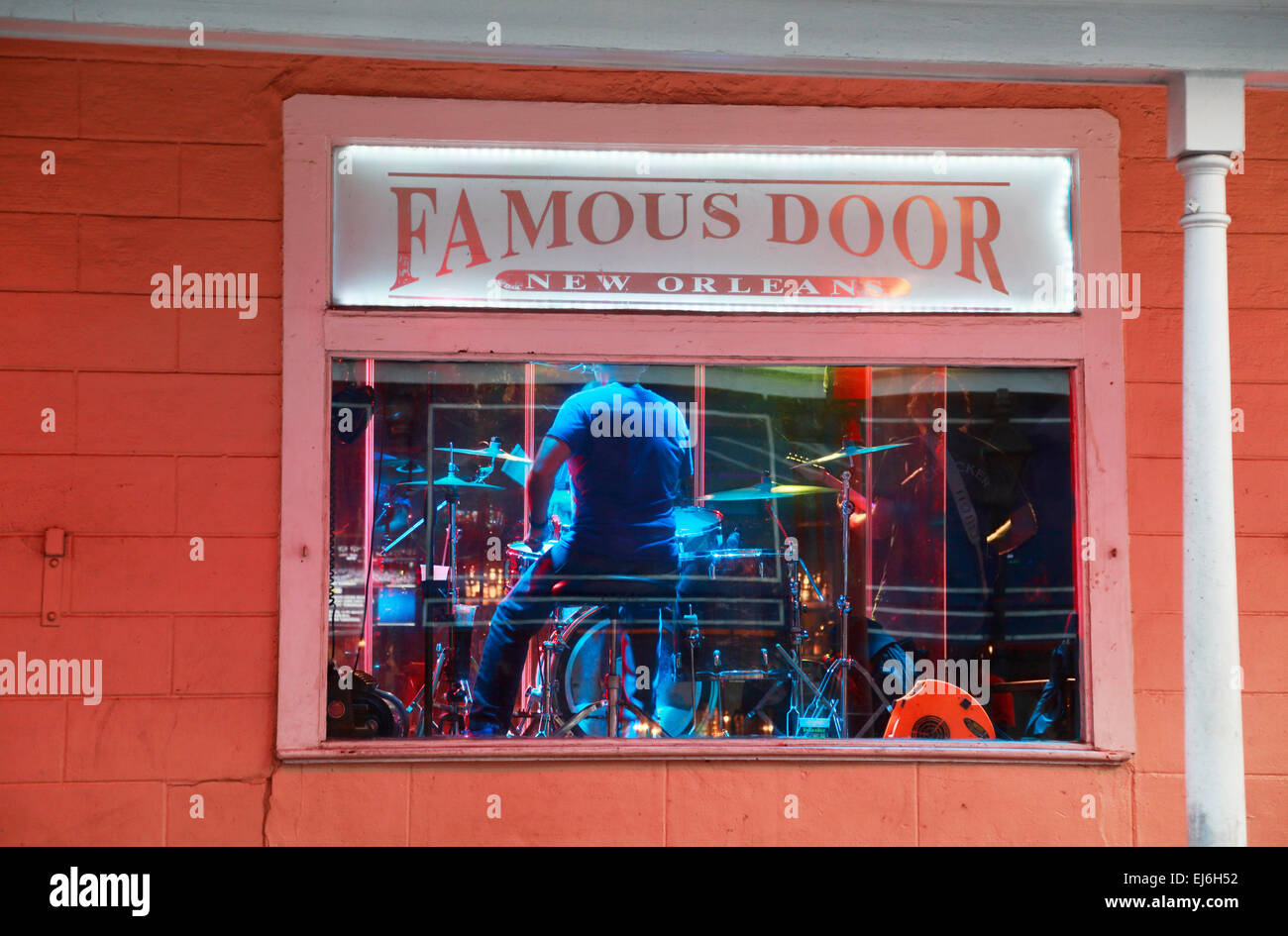 New Orleans Louisiana Band Performing At Famous Door On