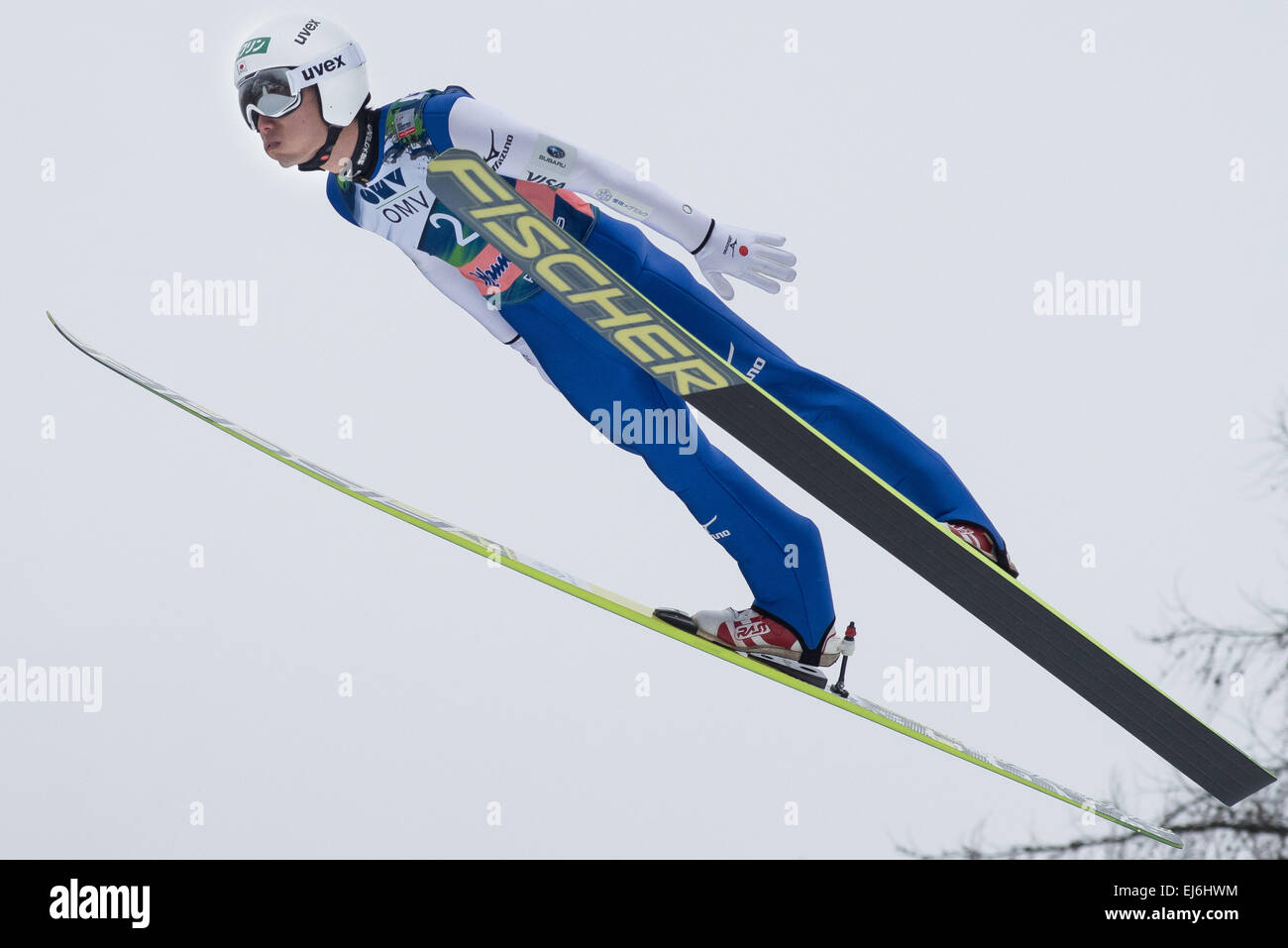 Daiki Ito of Japan competes during FIS World Cup Planica Flying Hill ...