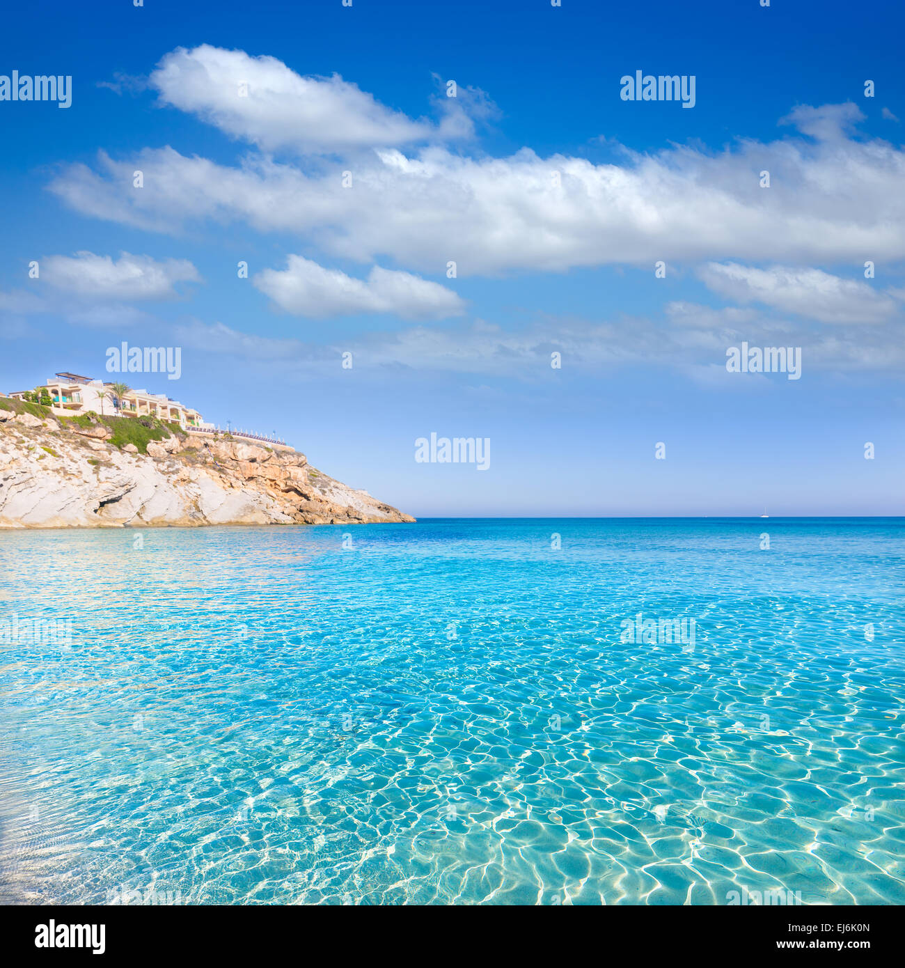Majorca Cala Mesquida beach in Mallorca Balearic Islands of Spain Stock Photo
