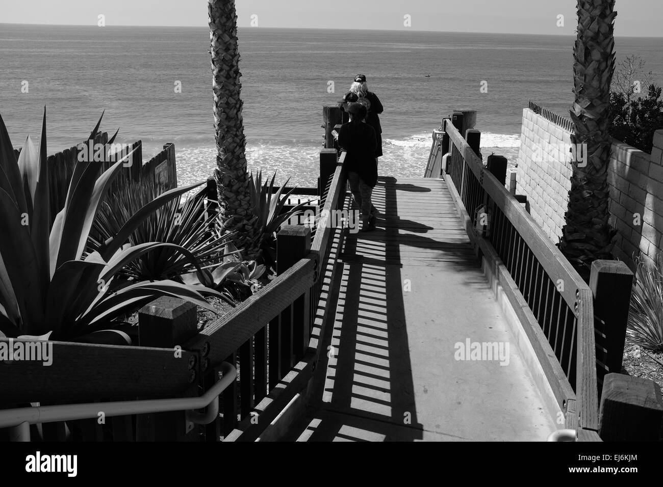 Sun on stairs Black and White Stock Photos & Images - Alamy
