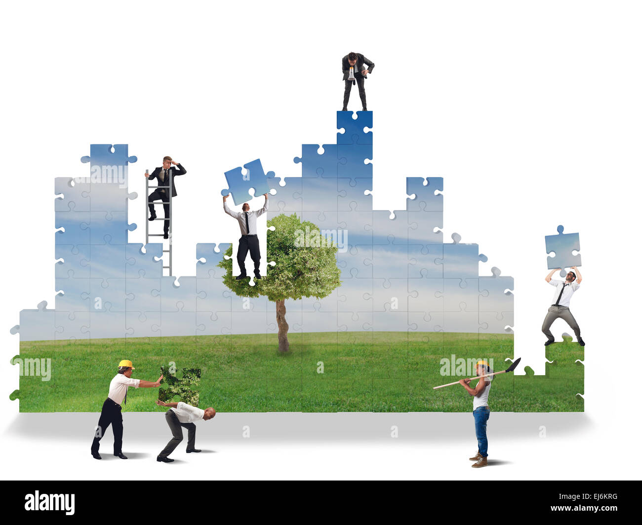 Build a clean world Stock Photo - Alamy