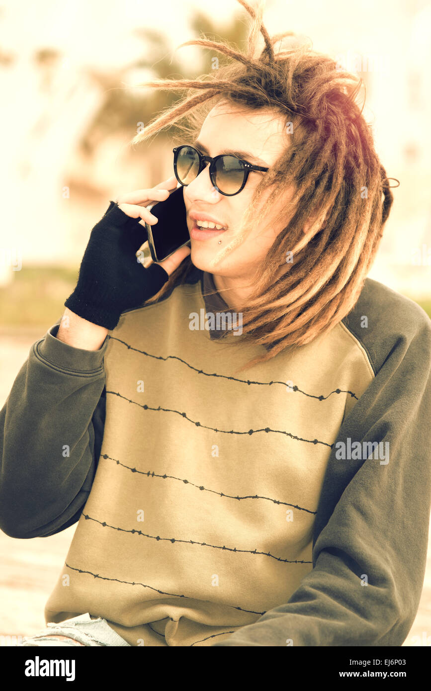 Rasta hair hi-res stock photography and images - Alamy