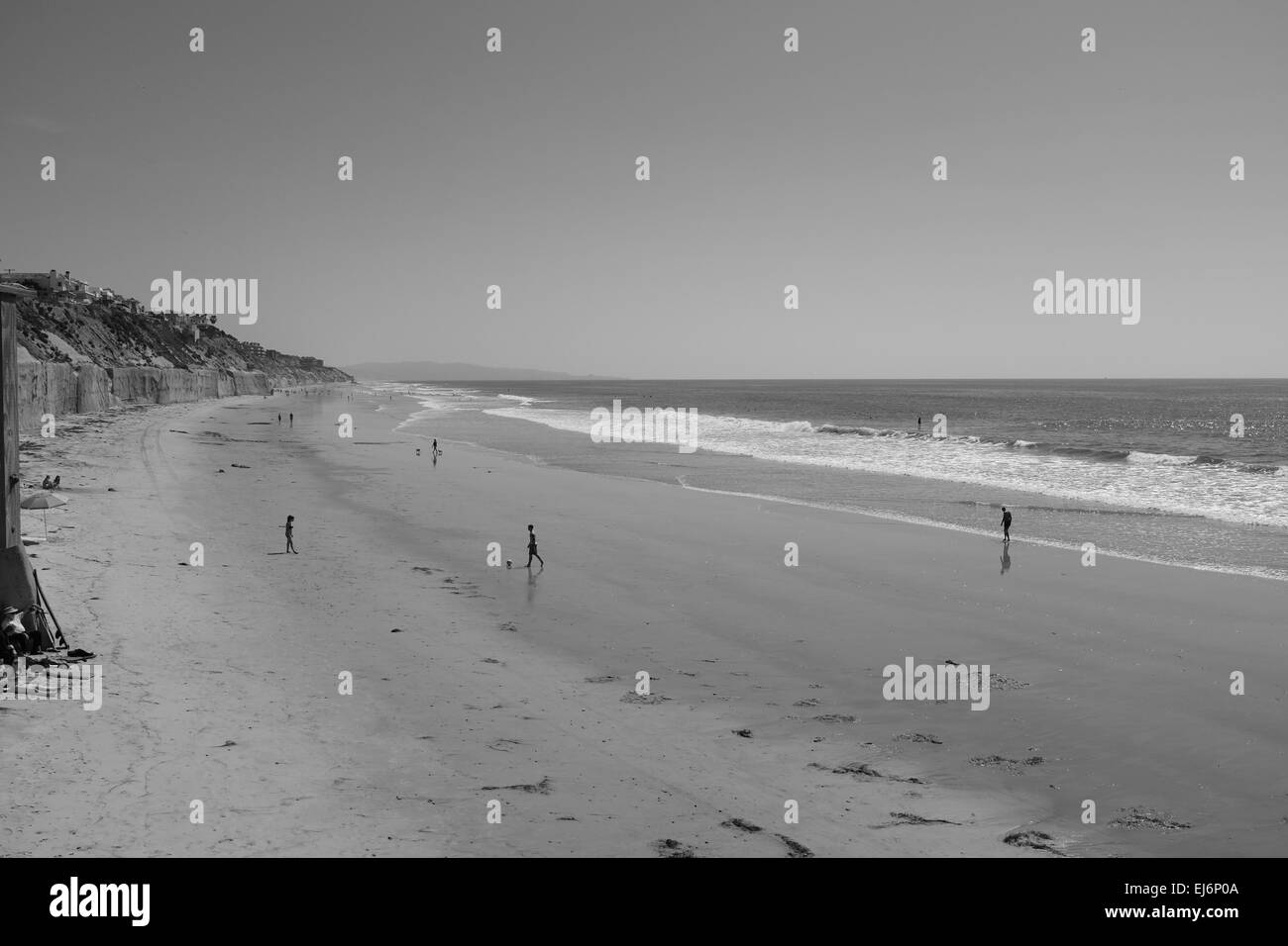 Sandy beach stairs Black and White Stock Photos & Images - Alamy