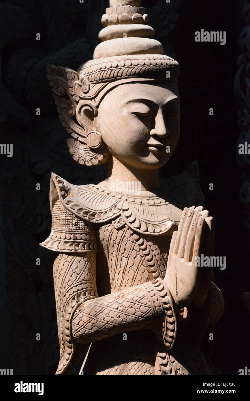 Buddhist statue, Mandalay, Myanmar Stock Photo