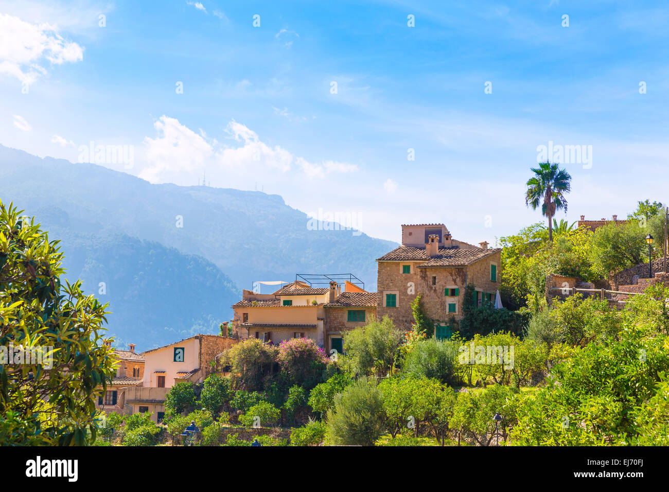 fornalutx-village-aerial-skyline-in-majorca-balearic-island-mallorca