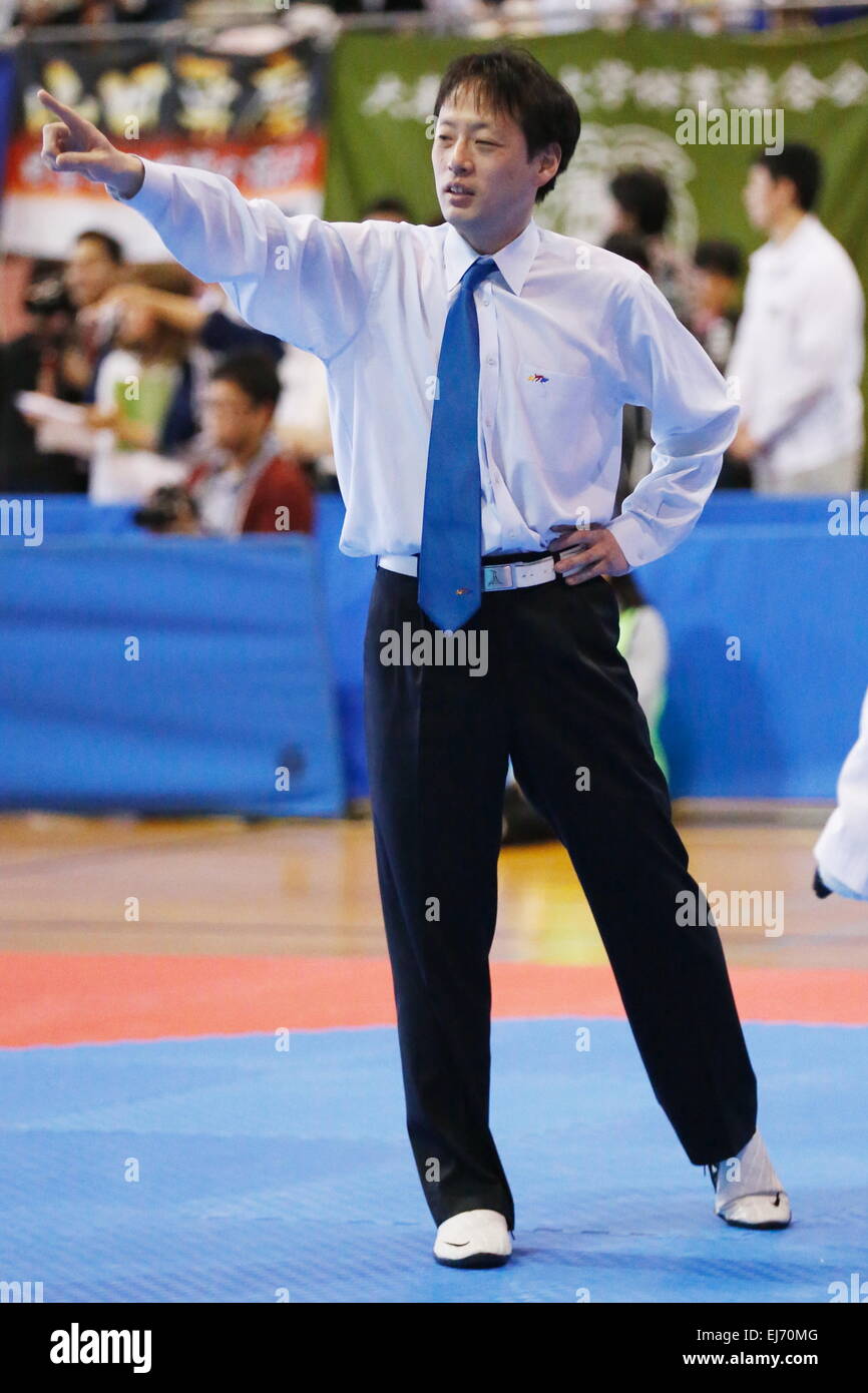 Tokyo, Japan. 22nd Mar, 2015. Referee Taekwondo All Japan Taekwondo