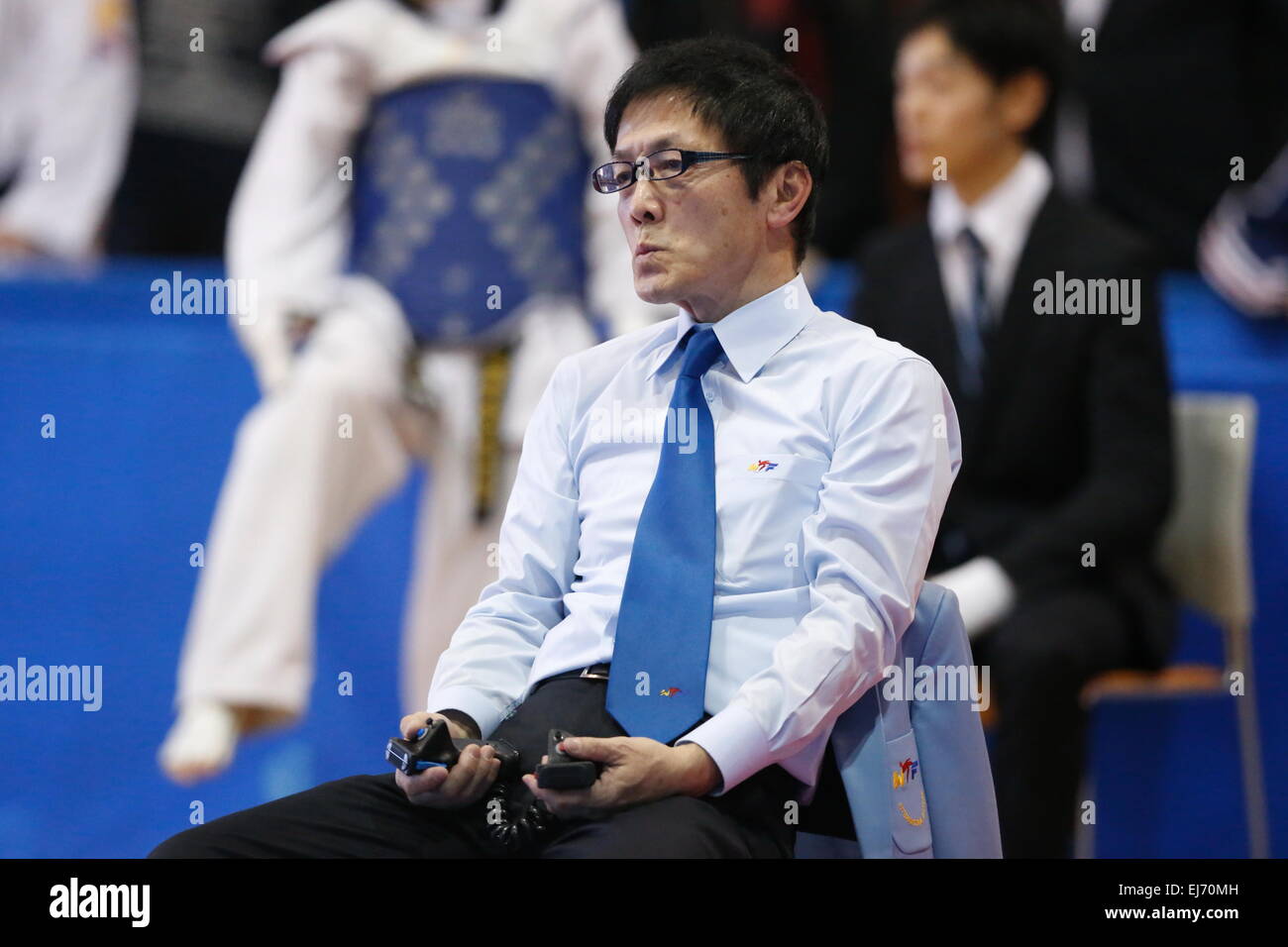 Tokyo, Japan. 22nd Mar, 2015. Referee Taekwondo : All Japan Taekwondo ...