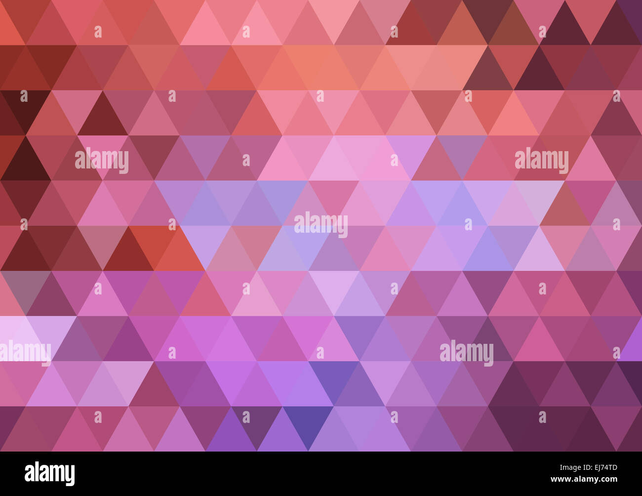abstract pink purple geometric vector background, triangle pattern Stock Photo