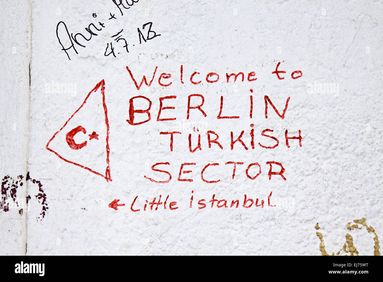 East Side Gallery Stock Photo