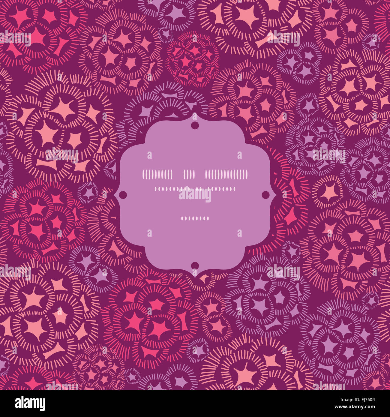 Abstract underwater flowers frame seamless pattern background Stock ...