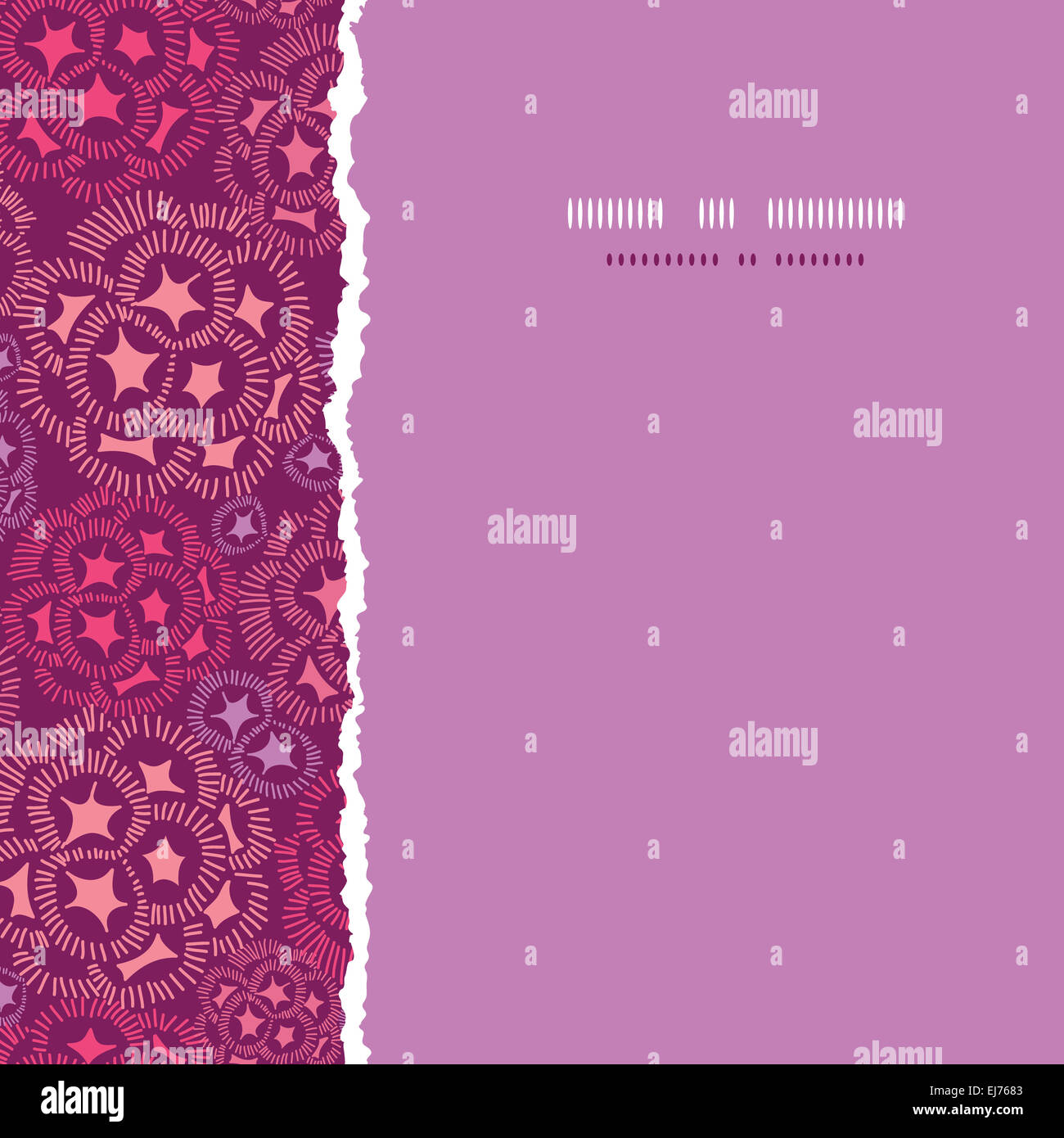 Abstract underwater flowers square torn seamless pattern background ...