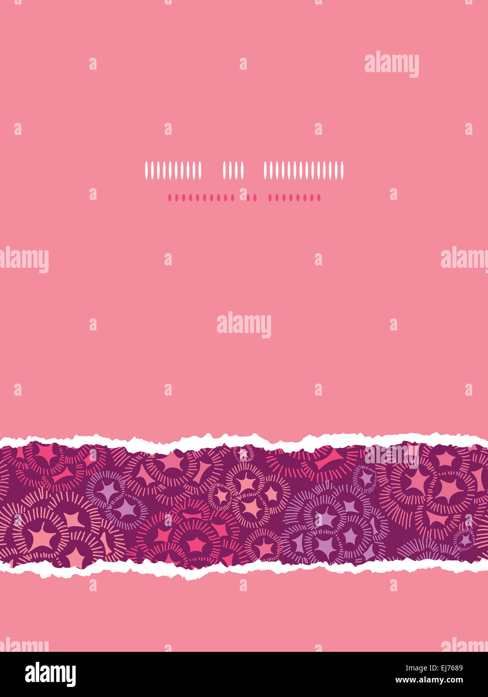 Abstract underwater flowers vertical torn seamless pattern background ...