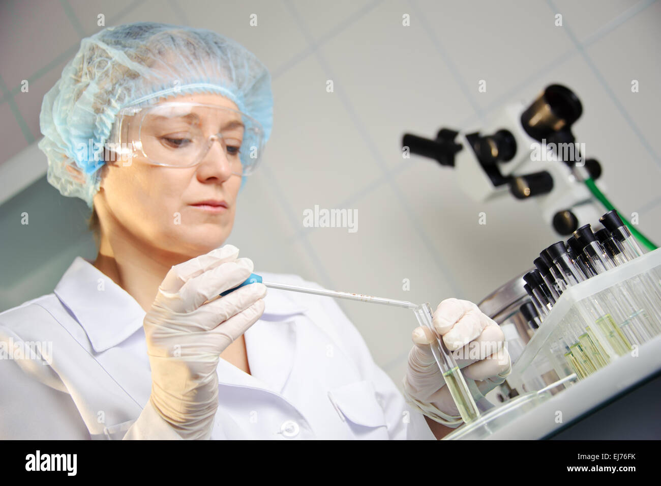 In the laboratory. Stock Photo